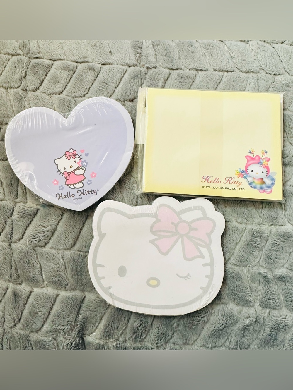 Hello Kitty Pastel Sticky Note Trio - Lavender, Soft Yellow, Light Pink